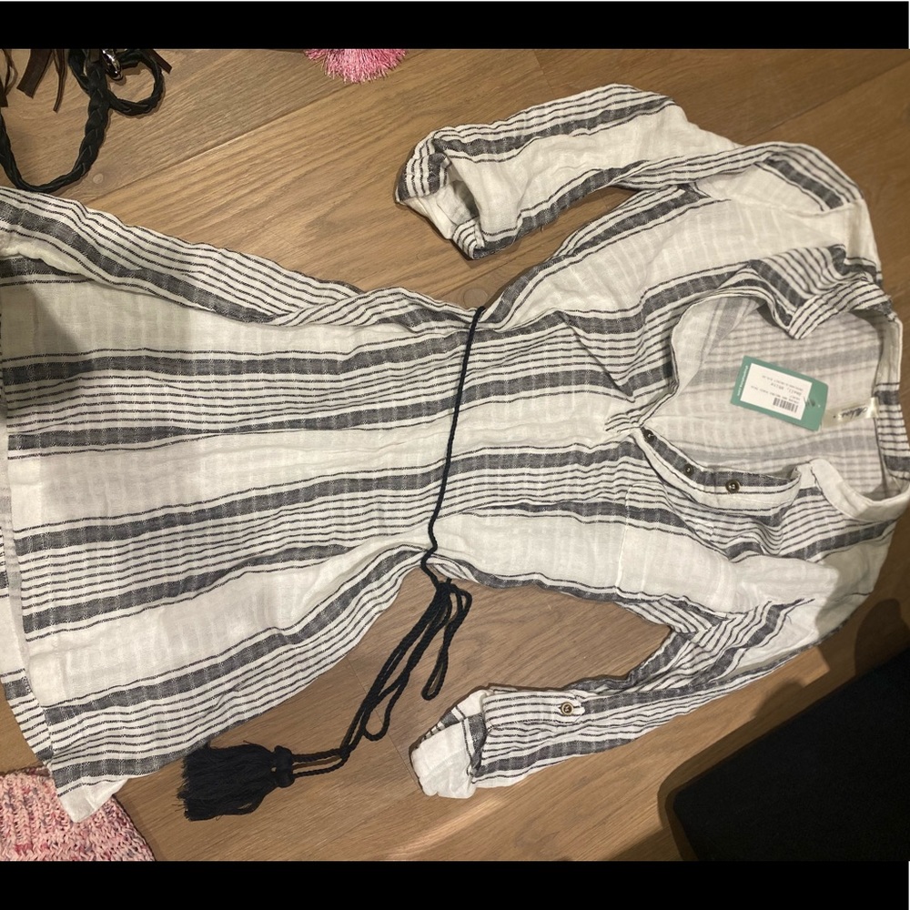Striped beach dress